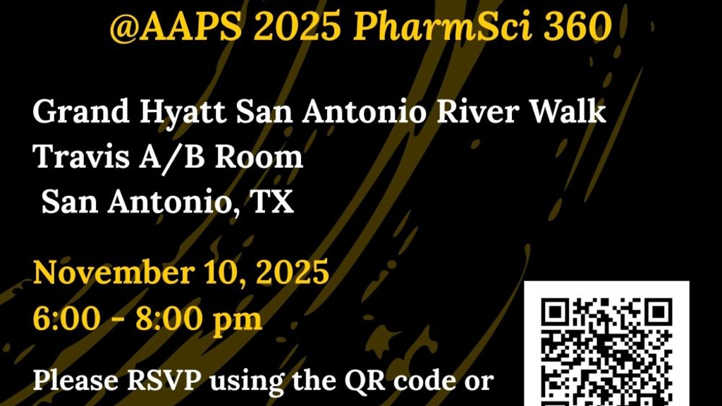 UI College of Pharmacy Reception at AAPS PharmSci 360 promotional image